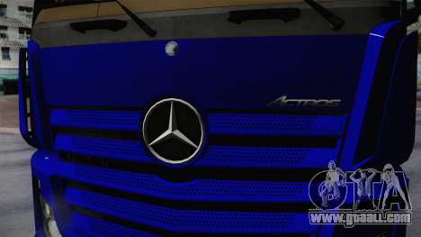 Mercedes-Benz Actros Mp4 v2.0 Tandem Steam for GTA San Andreas