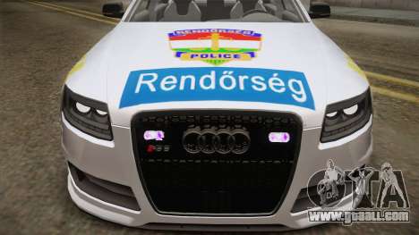 Audi RS6 Hungarian Police for GTA San Andreas