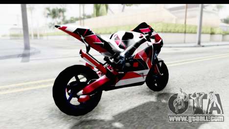 Dark Smaga Motorcycle with Frostbite 2 Logos for GTA San Andreas