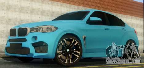 BMW X6M F86 for GTA San Andreas