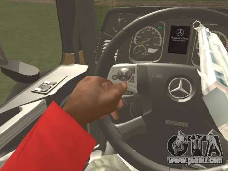 Mercedes-Benz Actros Mp4 4x2 v2.0 Steamspace for GTA San Andreas