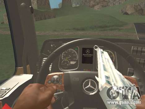 Mercedes-Benz Actros Mp4 6x4 v2.0 Steamspace v2 for GTA San Andreas
