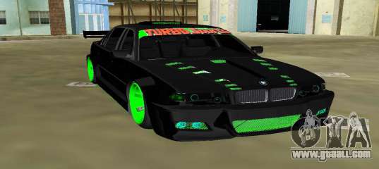 BMW 750 E38 Hamann Turbo Sports for GTA Vice City