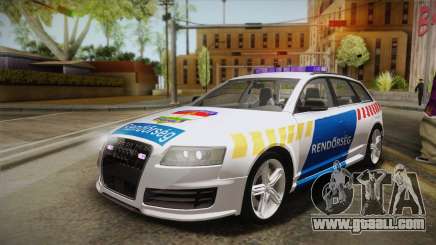 Audi RS6 Hungarian Police for GTA San Andreas