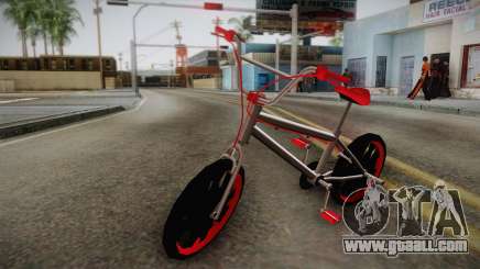 Dark Red BMX for GTA San Andreas