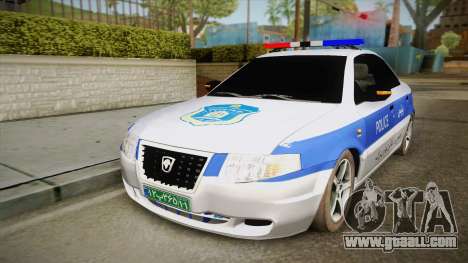 Ikco Samand Police v2 for GTA San Andreas