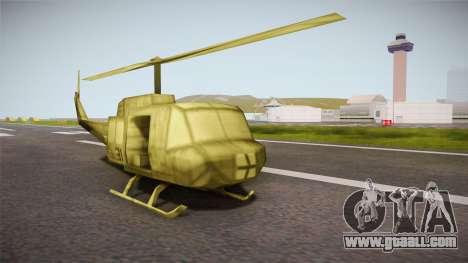 Bell UH-1H from Army Men: Serges Heroes 2 DC for GTA San Andreas