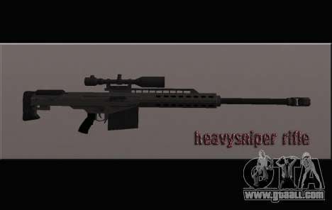 Heavysniper rifle for GTA San Andreas