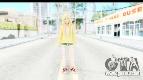 Marie Rose Newcomer Yellow for GTA San Andreas