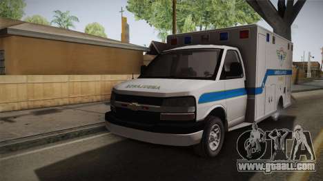 Chevrolet Express 2011 Ambulance for GTA San Andreas