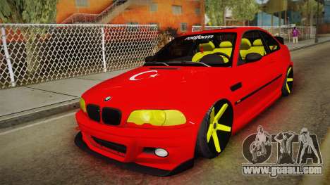 BMW M3 E46 Turkish Stance for GTA San Andreas