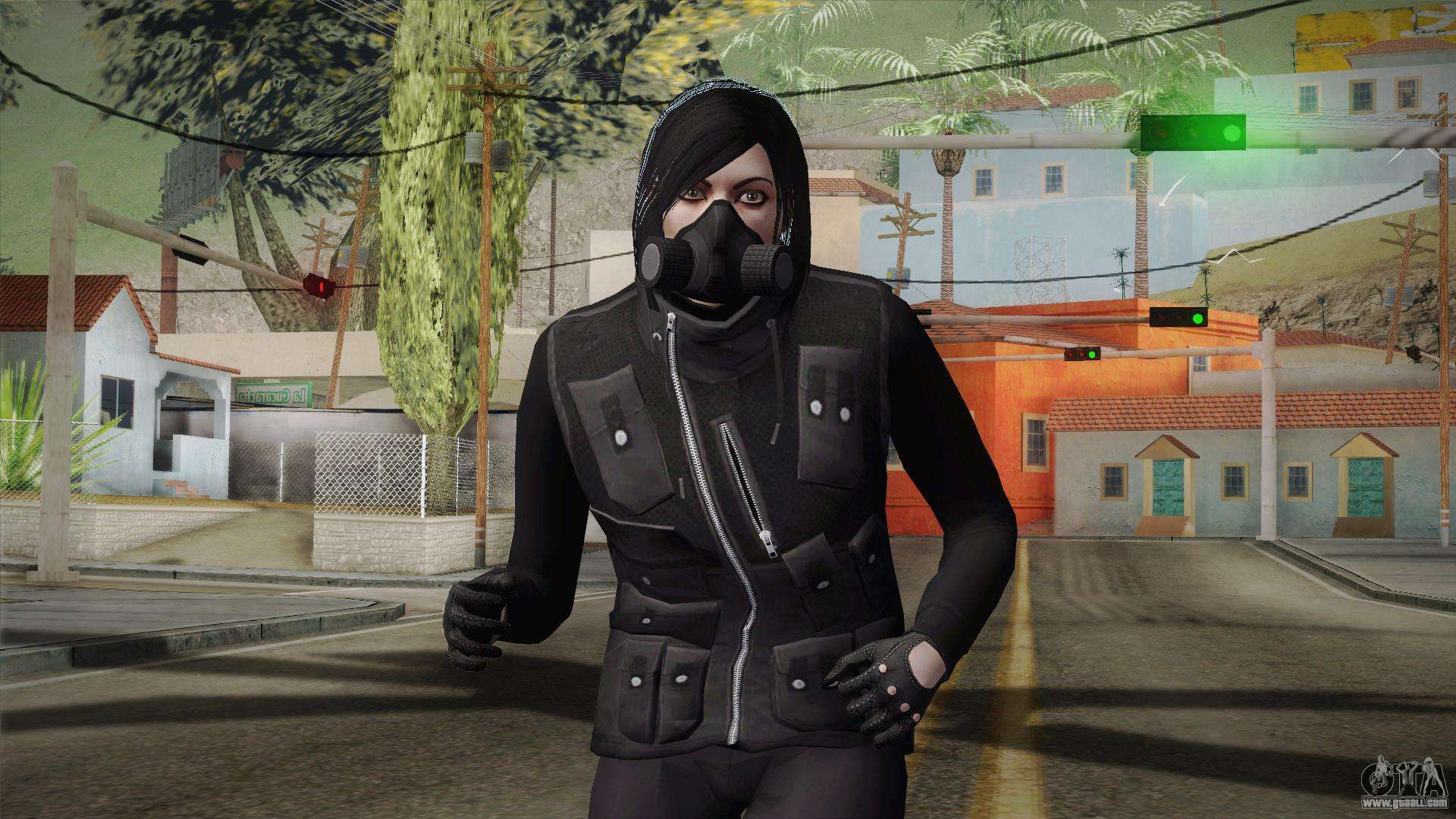  GTA  5  Heists DLC Female Skin  1 for GTA  San Andreas