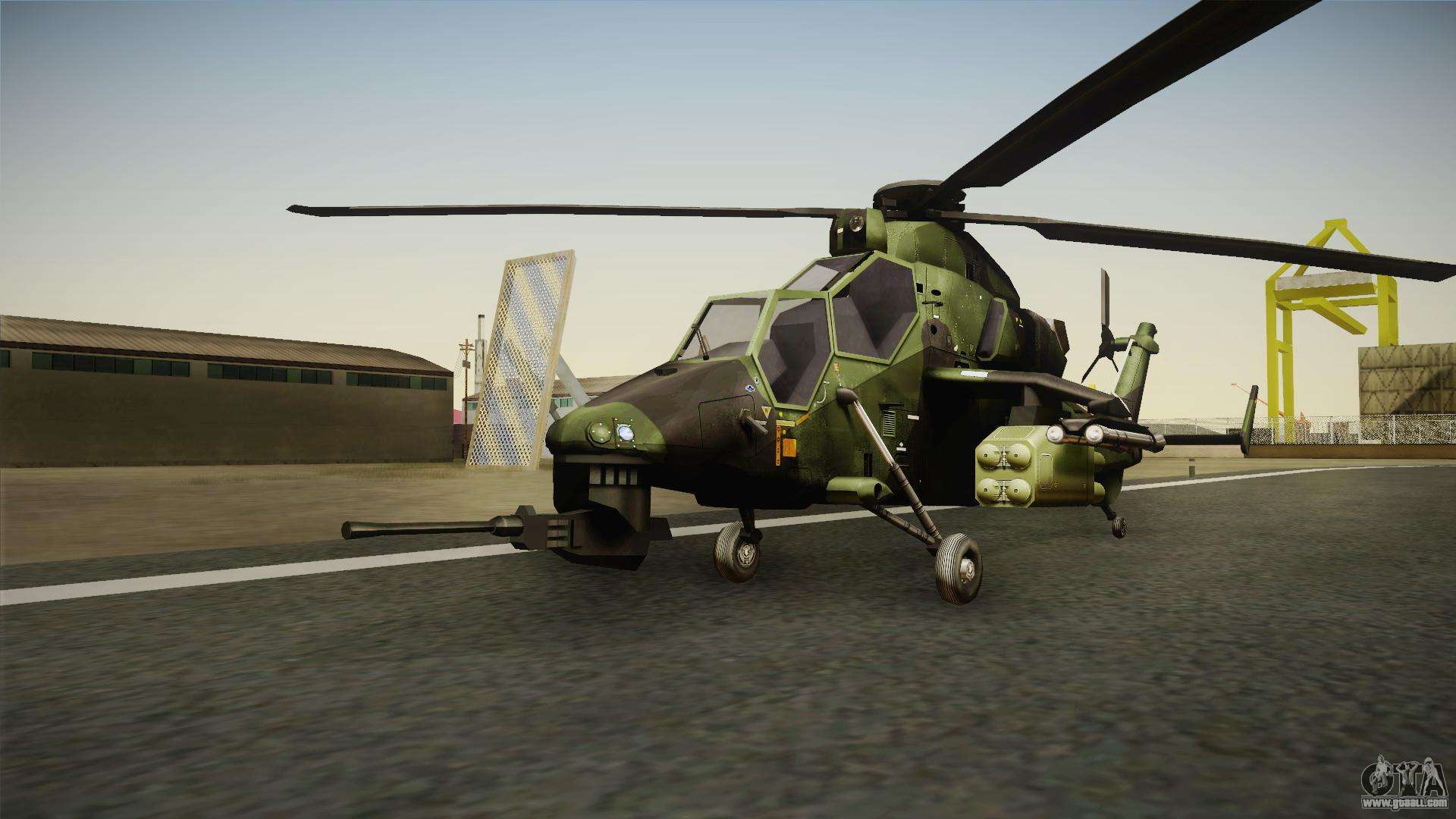 Eurocopter EC-120 PRF para GTA San Andreas