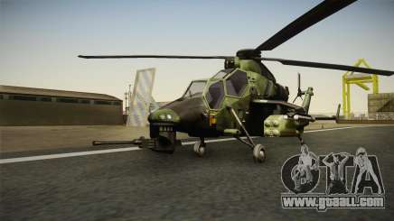 Eurocopter Tiger Extra Skin for GTA San Andreas