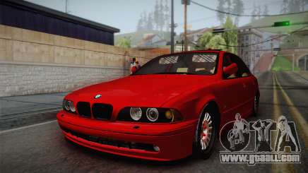 BMW 530d E39 Red Black for GTA San Andreas