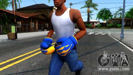 Blue With Flames Boxing Gloves Team Fortress 2 for GTA San Andreas