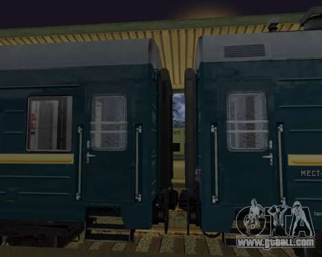 Second-class carriage for GTA San Andreas