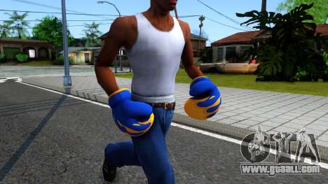 Blue With Flames Boxing Gloves Team Fortress 2 for GTA San Andreas
