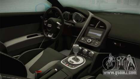 Audi R8 Coupe 4.2 FSI quattro US-Spec v1.0.0 v2 for GTA San Andreas