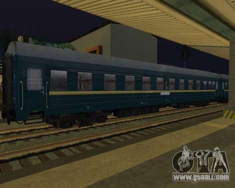 Second-class carriage for GTA San Andreas