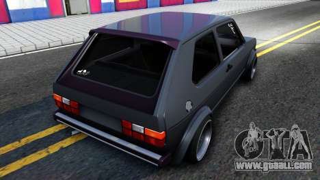 VW Golf Mk1 GTI Stance for GTA San Andreas