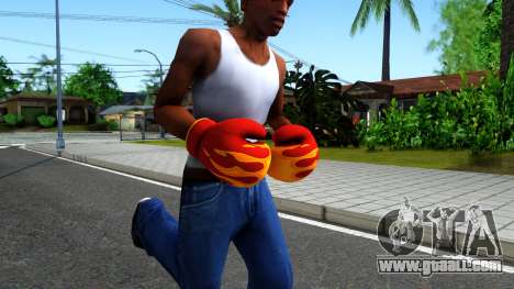 Red With Flames Boxing Gloves Team Fortress 2 for GTA San Andreas