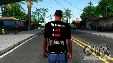 Love To Play San Andreas T-Shirt for GTA San Andreas
