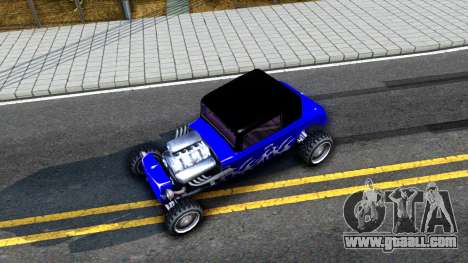 Duke Blue Hotknife Race Car for GTA San Andreas