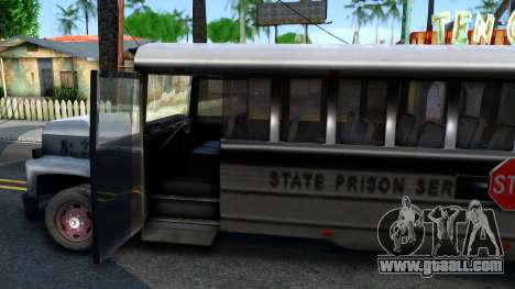 Prison Bus Driver Parallel Lines for GTA San Andreas