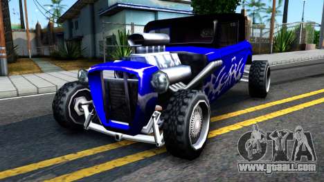 Duke Blue Hotknife Race Car for GTA San Andreas