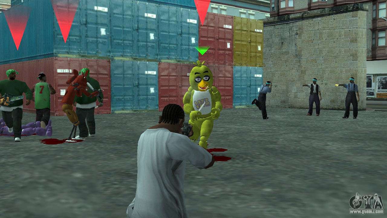 GTA San Andreas Five Nights at Freddys 4 Skin Pack [COMPLETE] with