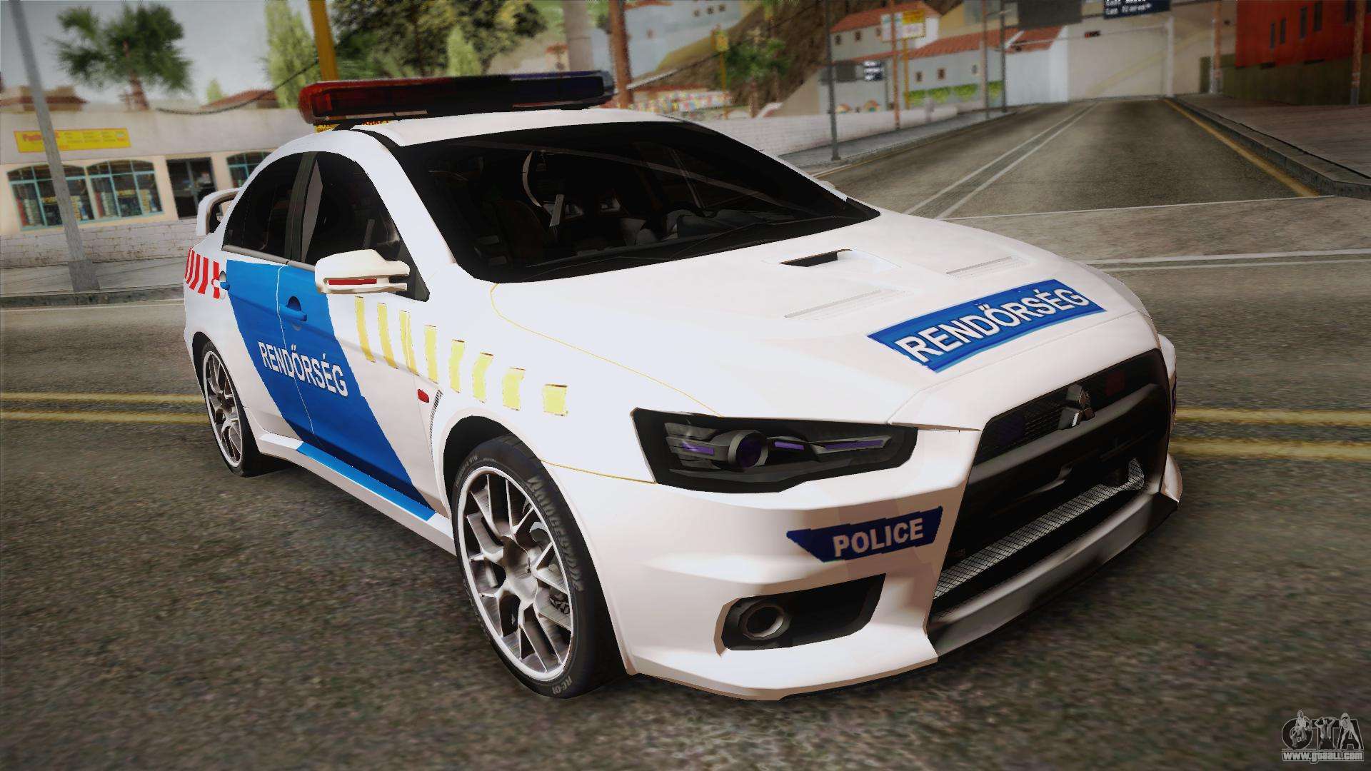 Mitsubishi Lancer Evolution x Police