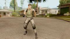 Resident Evil HD - Chris Redfield S.T.A.R.S for GTA San Andreas