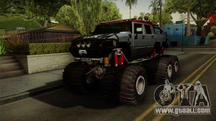 Hummer H2 6x6 Monster for GTA San Andreas