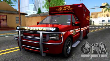 GTA V Vapid Sadler Ambulance for GTA San Andreas