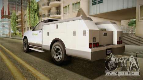 GTA 5 Vapid Utility Van IVF for GTA San Andreas