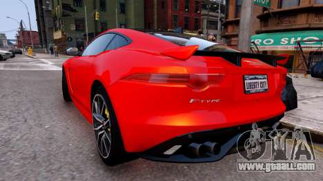 Jaguar F-Type SVR v1.0 2016 for GTA 4