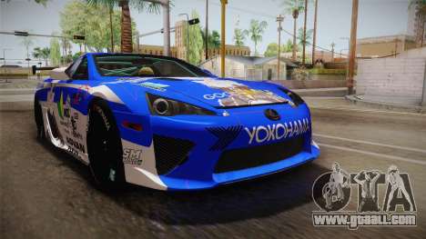 Lexus LFA Rem The Blue of ReZero for GTA San Andreas