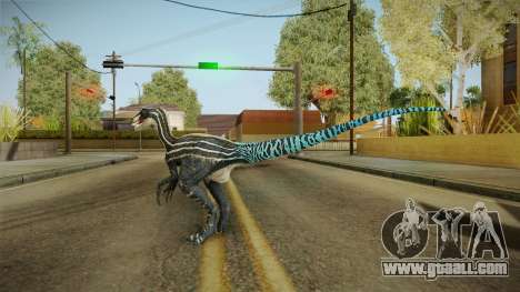 Primal Carnage Velociraptor Blue Tailed for GTA San Andreas