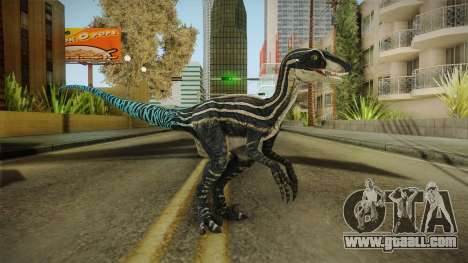 Primal Carnage Velociraptor Blue Tailed for GTA San Andreas