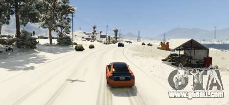 GTA 5 Christmas in Singleplayer (Snow Mod) 1.01