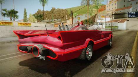 GTA 5 Vapid Peyote Batmobile 66 for GTA San Andreas