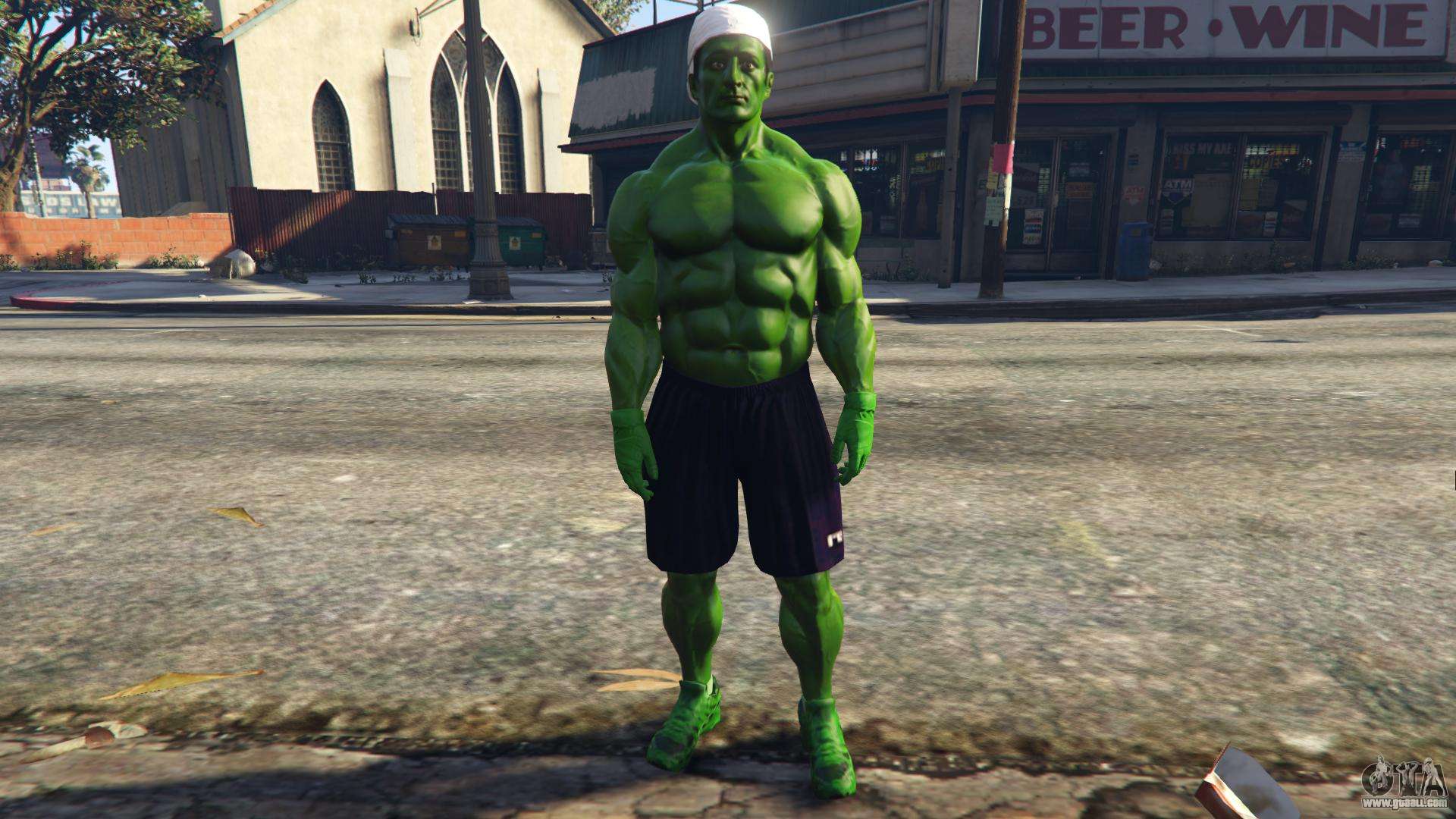 The Hulk with eyes for GTA 5