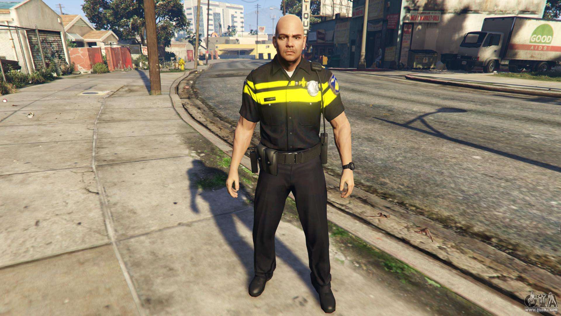 Politie PED  Skin for GTA  5 