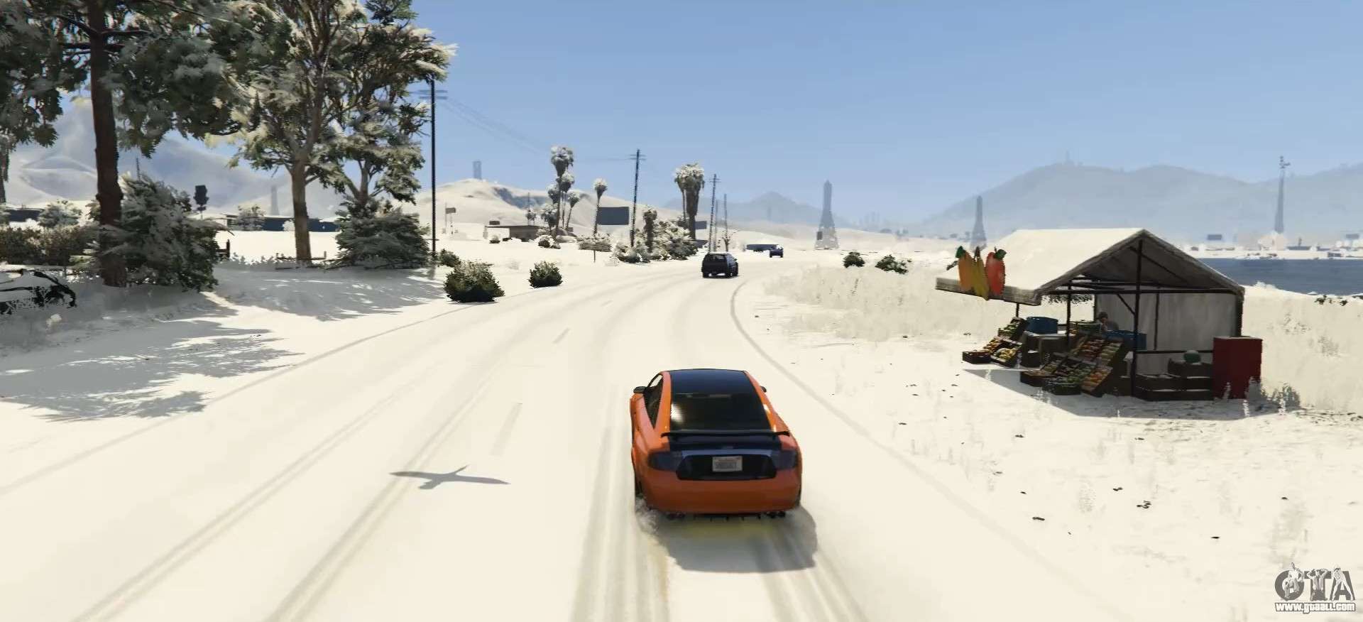 snow in gta v