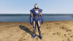 Iron Man Blue Steel for GTA 5