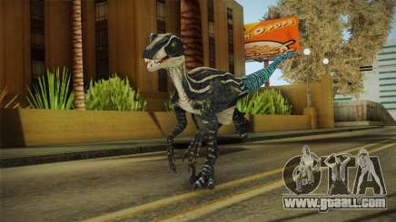 Primal Carnage Velociraptor Blue Tailed for GTA San Andreas