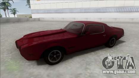1970 Pontiac Firebird for GTA San Andreas