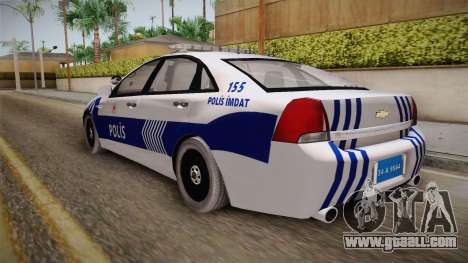 Chevrolet Caprice Turkish Police for GTA San Andreas