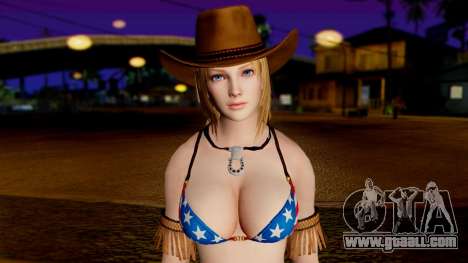 Dead Or Alive 5 - Tina Cowgirl with Pants for GTA San Andreas